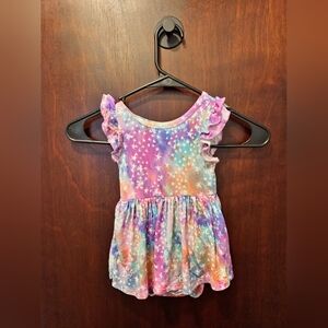 Little Sleepies Play 12-18 Month Girl  Stardust Twirl Dress Bodysuit